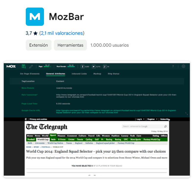 MozBar