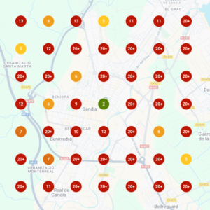 Visibilidad inicial antes de aplicar una estrategia de SEO Local para mejorar la visibilidad en una determinada zona Visibilidad inicial antes de aplicar una estrategia de SEO Local para mejorar la visibilidad en una determinada zona